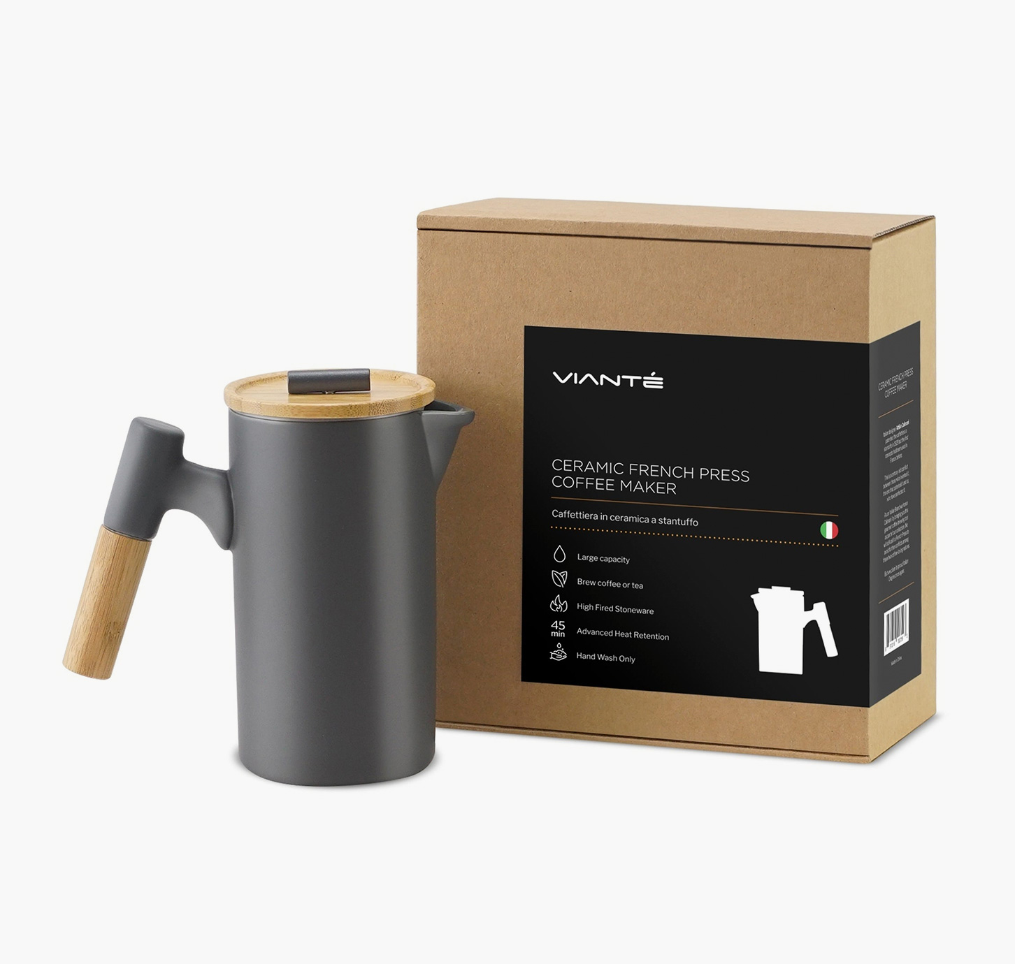 Vianté Ceramic french press coofee maker